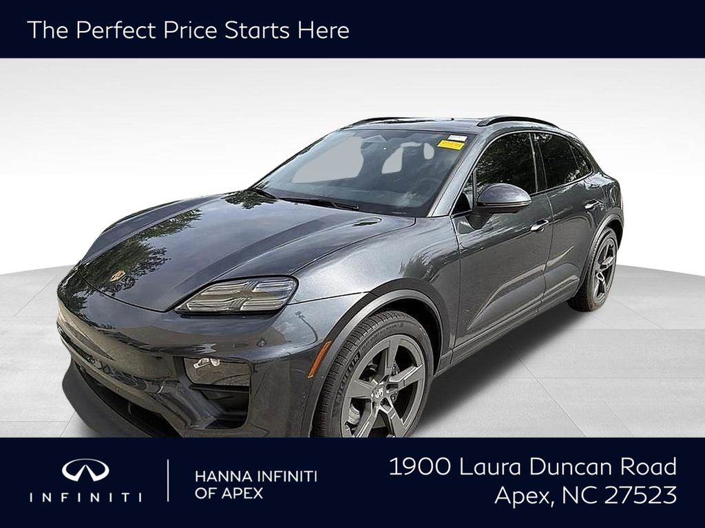 Gray (Volcano Grey Metallic) 2025 Porsche Macan Electric SUV / Crossover Rear-Wheel Drive Automatic
