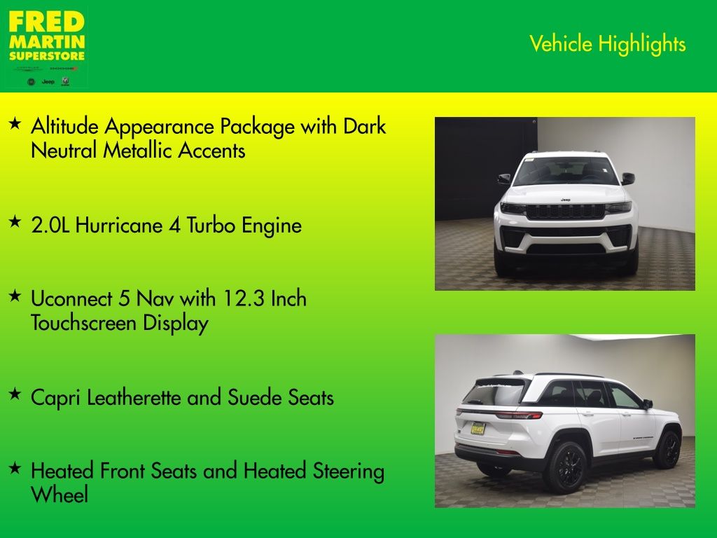 new 2026 Jeep Grand Cherokee car, priced at $39,516