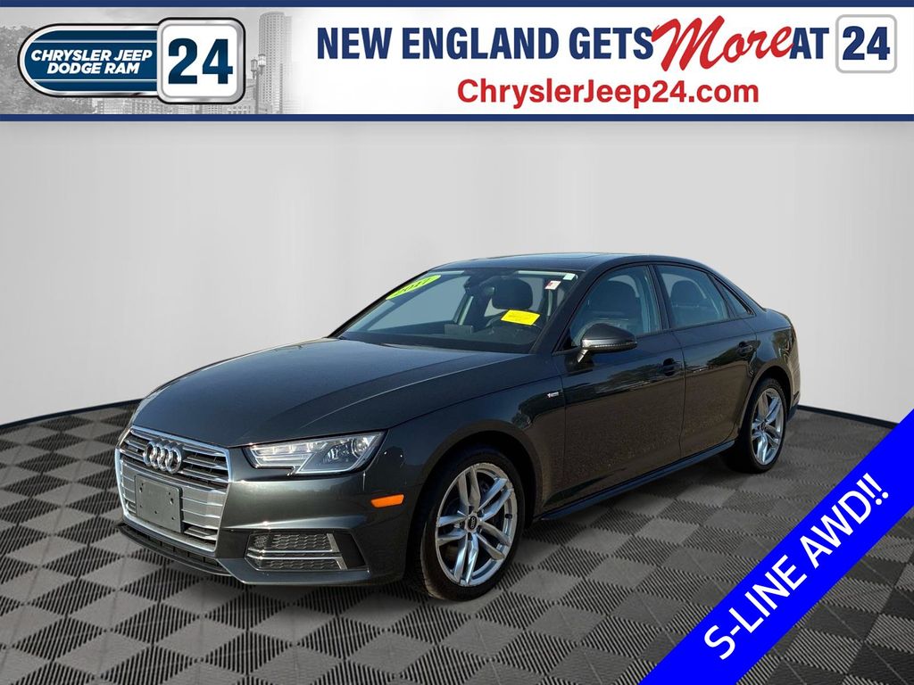 Gray Metallic 2017 Audi A4 Sedan All-Wheel Drive 7-Speed Automatic