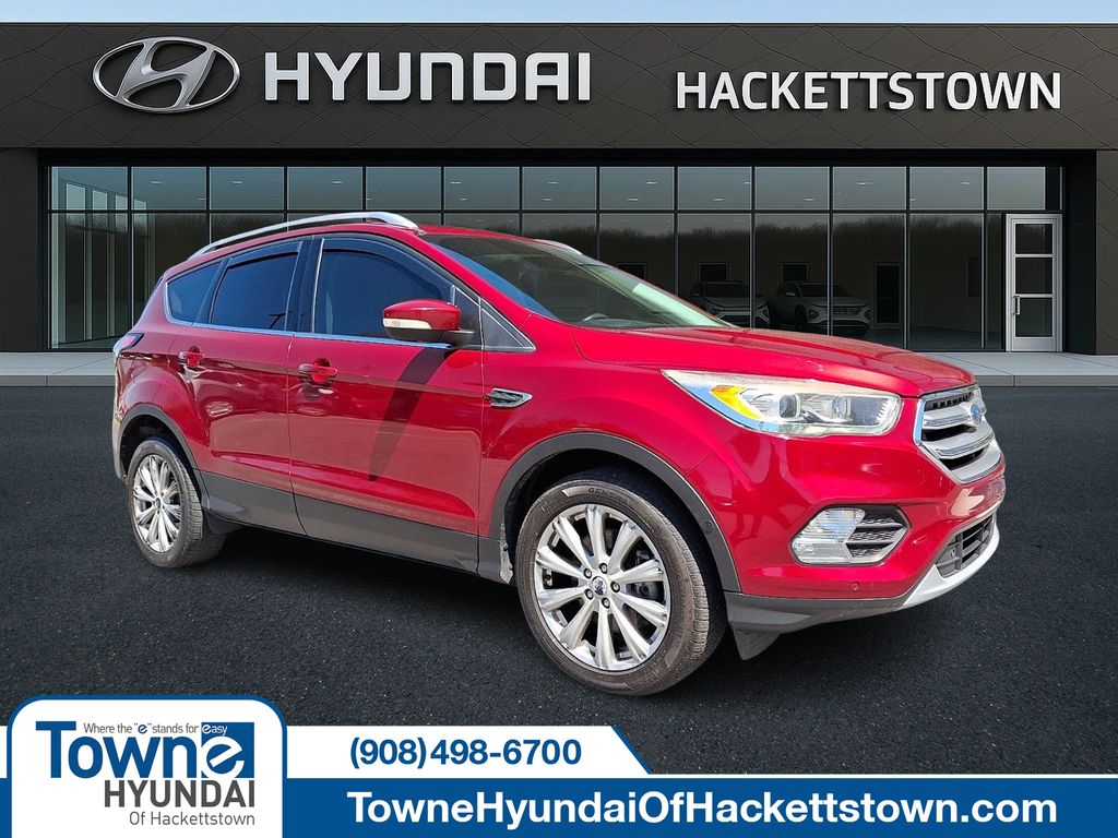 Ruby Red Metallic 2017 Ford Escape Titanium AWD SUV / Crossover All-Wheel Drive 6-Speed Automatic