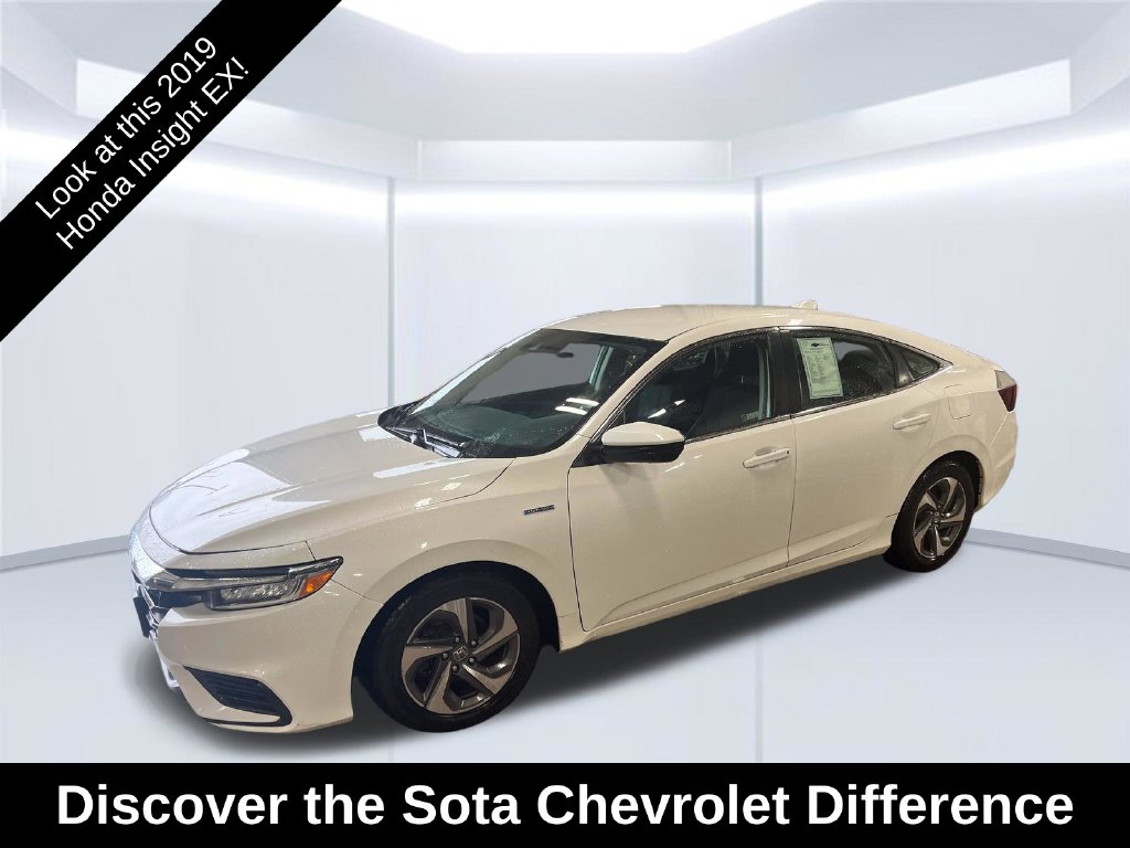 White Orchid Pearl 2019 Honda Insight Sedan Front-Wheel Drive Continuously Variable Transmission