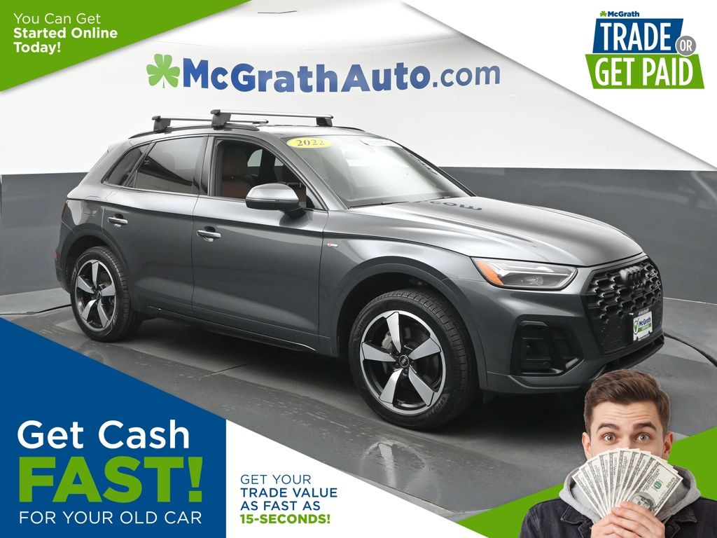 Daytona Gray Pearl Effect 2022 Audi Q5 SUV / Crossover All-Wheel Drive 7-Speed Automatic