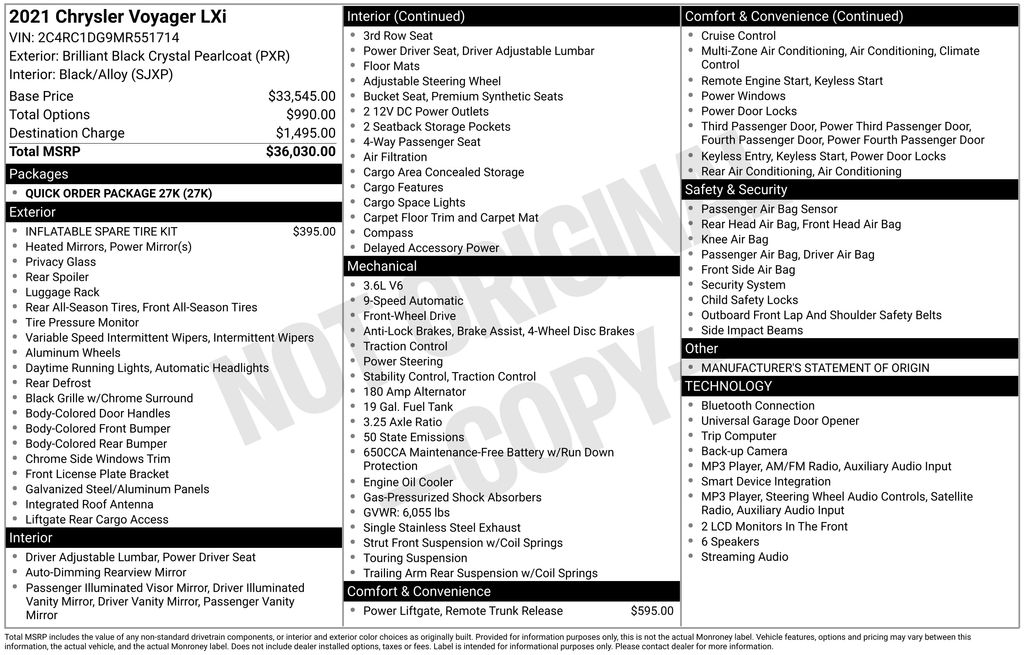 Used 2021 Black Chrysler LXI image 6