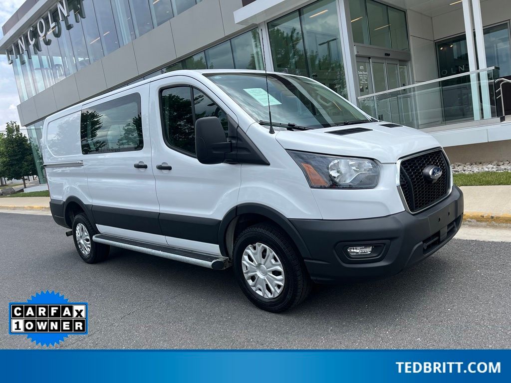 Oxford White 2025 Ford Transit Cargo Van Rear-Wheel Drive 10-Speed Automatic