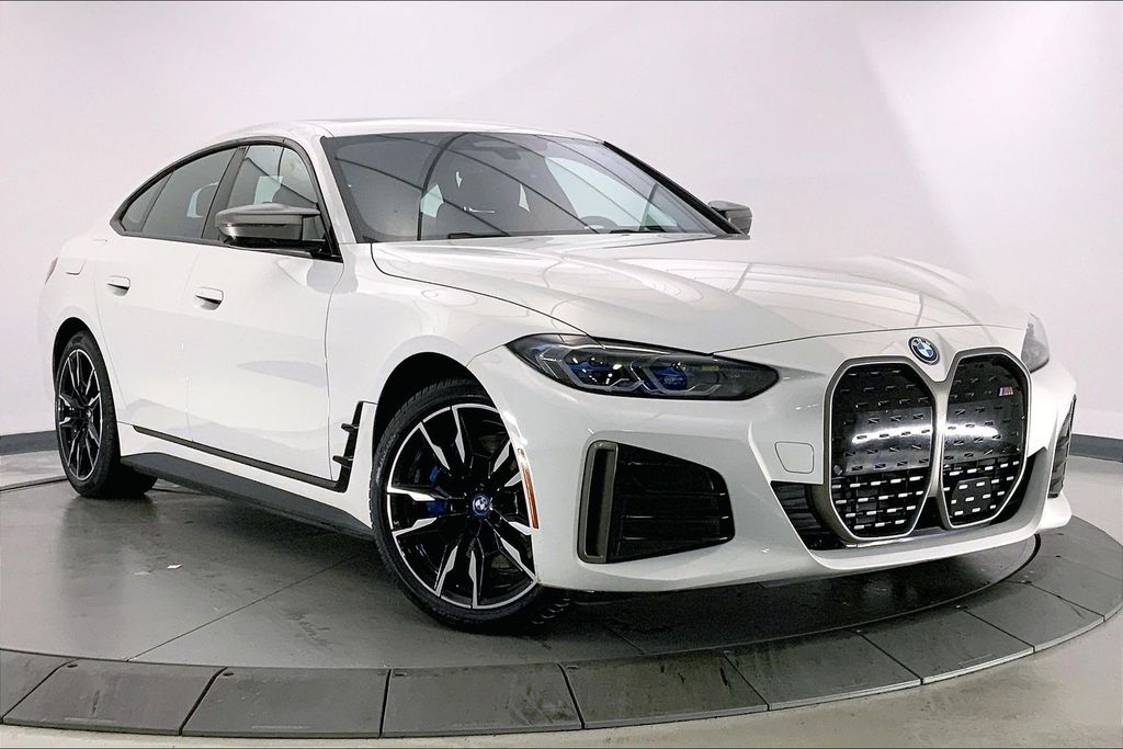 Alpine White 2023 BMW i4 M50 Gran Coupe AWD Sedan All-Wheel Drive Automatic
