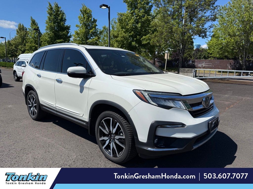 White Diamond Pearl 2019 Honda Pilot SUV / Crossover All-Wheel Drive 9-Speed Automatic