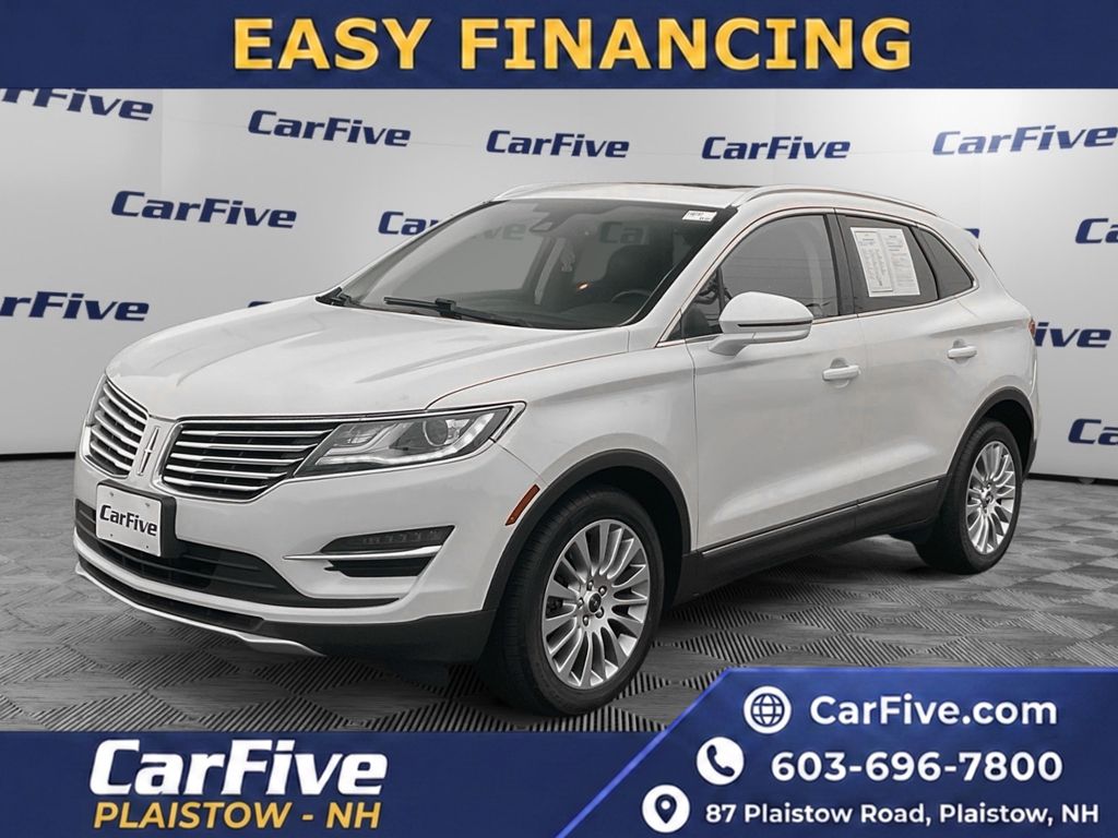 White Platinum Clearcoat Metallic 2015 Lincoln MKC SUV / Crossover All-Wheel Drive 6-Speed Automatic