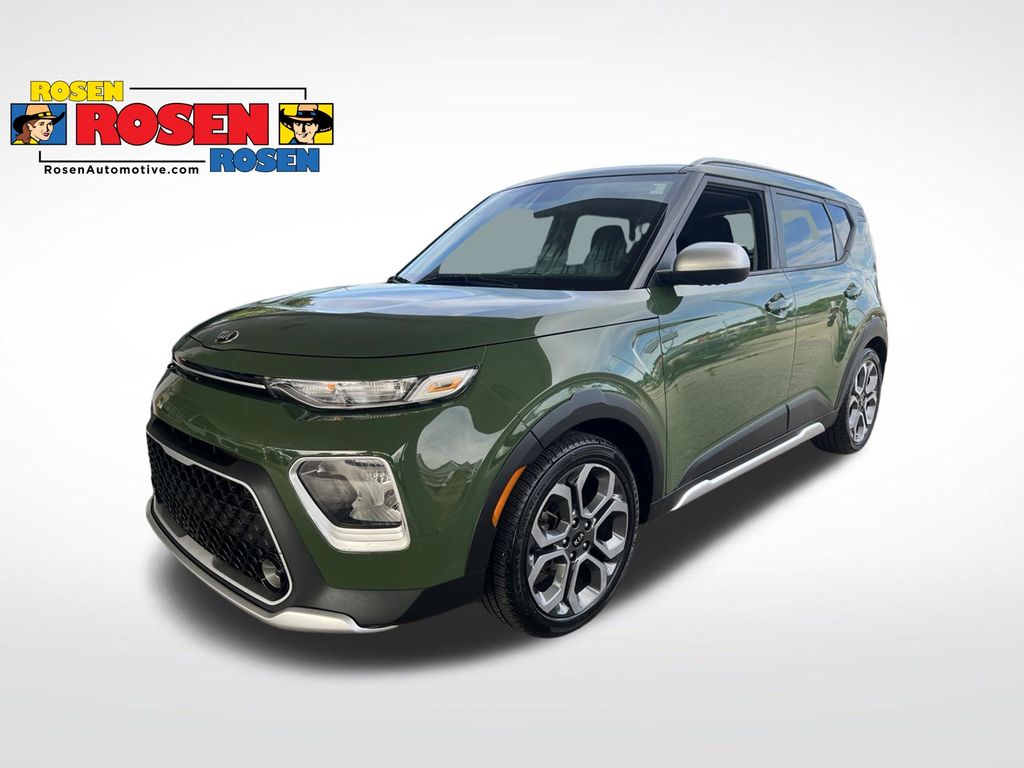 Undercover Green 2020 Kia Soul SUV / Crossover Front-Wheel Drive Continuously Variable Transmission