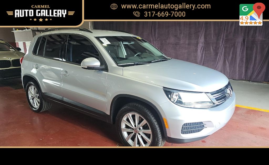 Reflex Silver Metallic 2017 Volkswagen Tiguan SUV / Crossover Front-Wheel Drive 6-Speed Automatic