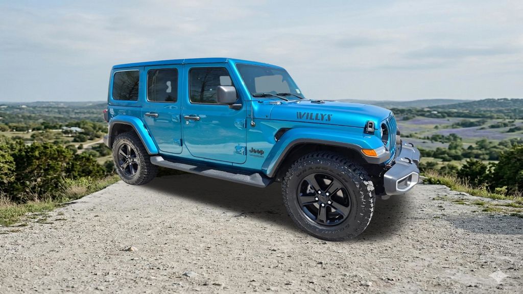 Bikini Pearlcoat 2020 Jeep Wrangler Unlimited Sahara 4WD SUV / Crossover Four-Wheel Drive 8-Speed Automatic