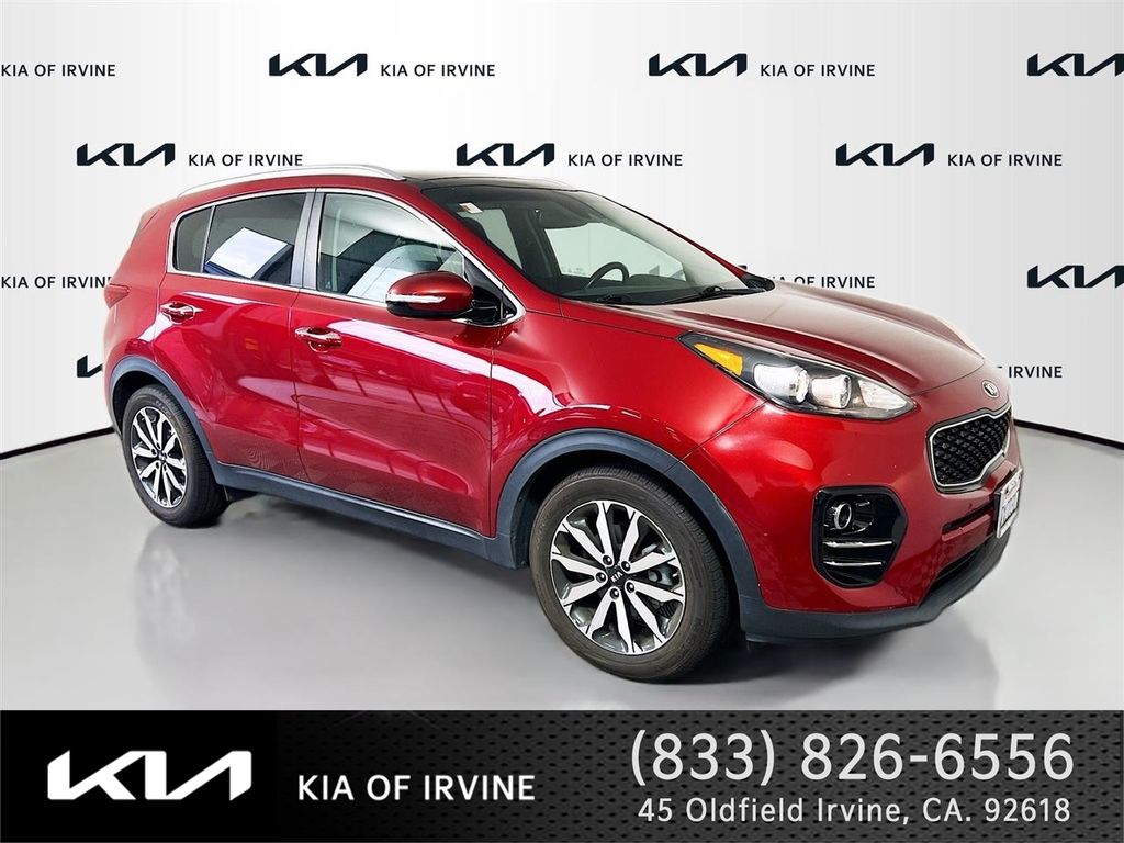 Hyper Red 2017 Kia Sportage EX SUV / Crossover Front-Wheel Drive 6-Speed Automatic