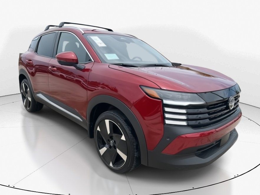 2025 Scarlet Ember Tintcoat Nissan Kicks SR FWD SUV