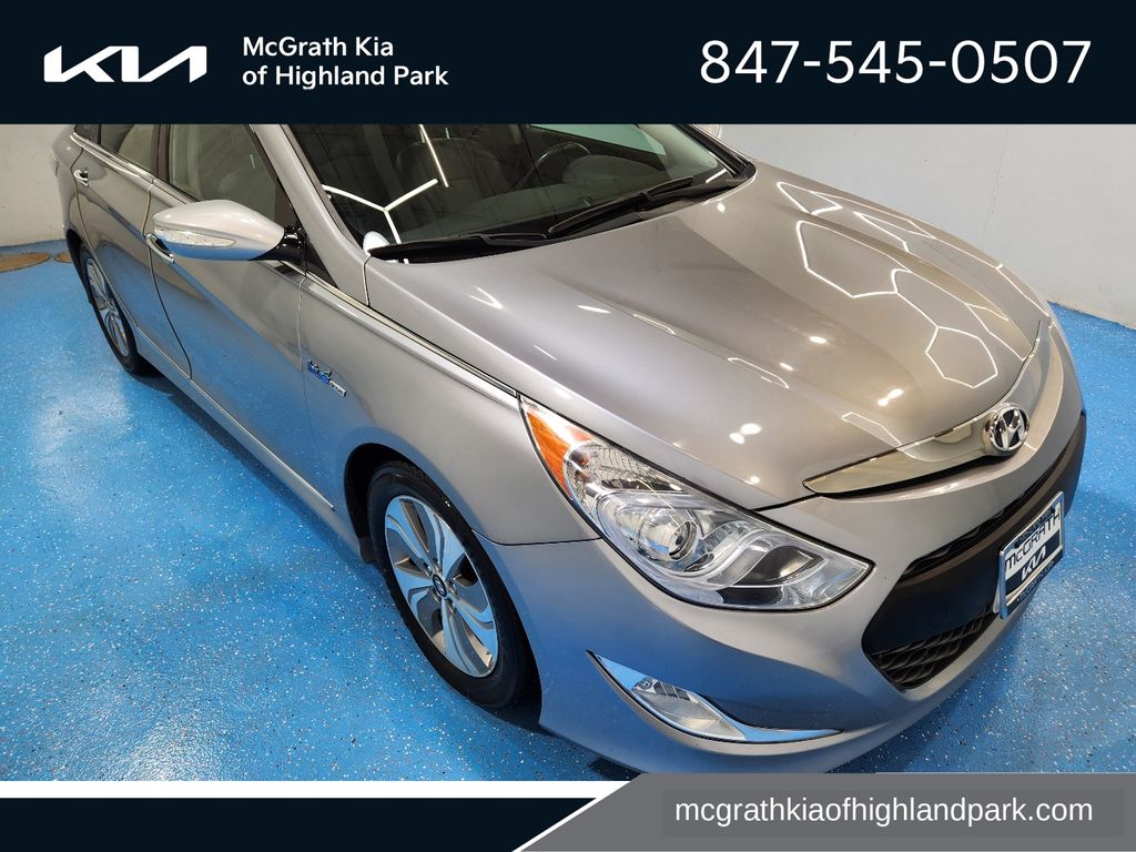 Pewter Gray Metallic 2015 Hyundai Sonata Hybrid Sedan Front-Wheel Drive 6-Speed Automatic
