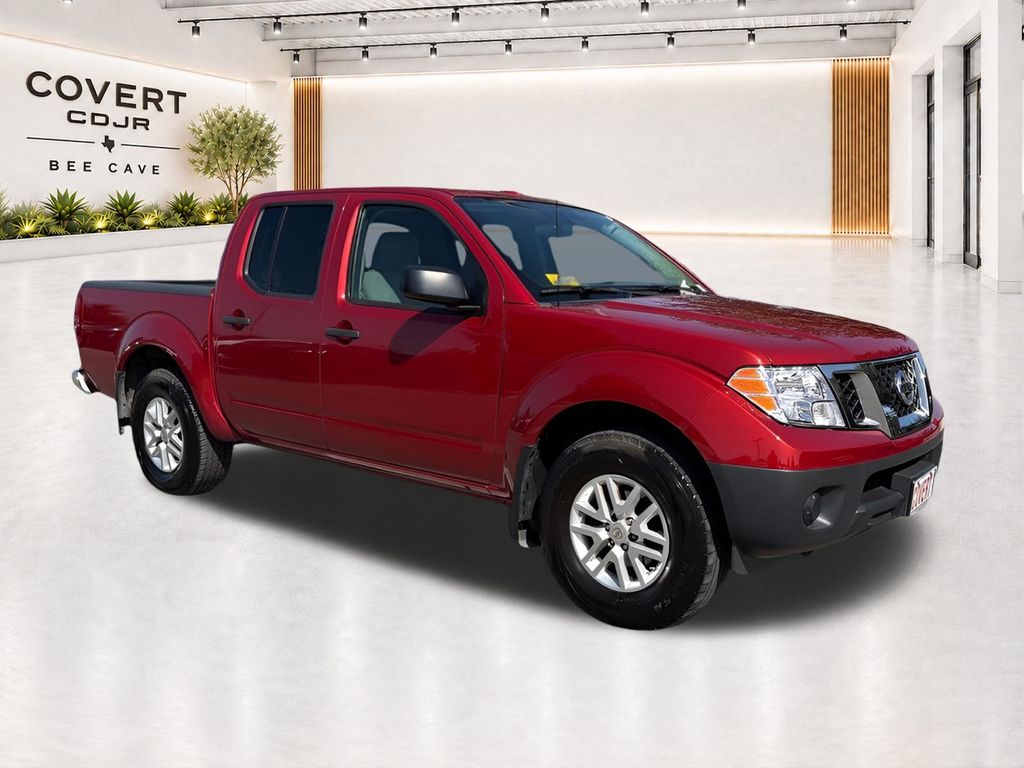 Lava Red 2017 Nissan Frontier Pickup Truck Four-Wheel Drive 5-Speed Automatic Overdrive