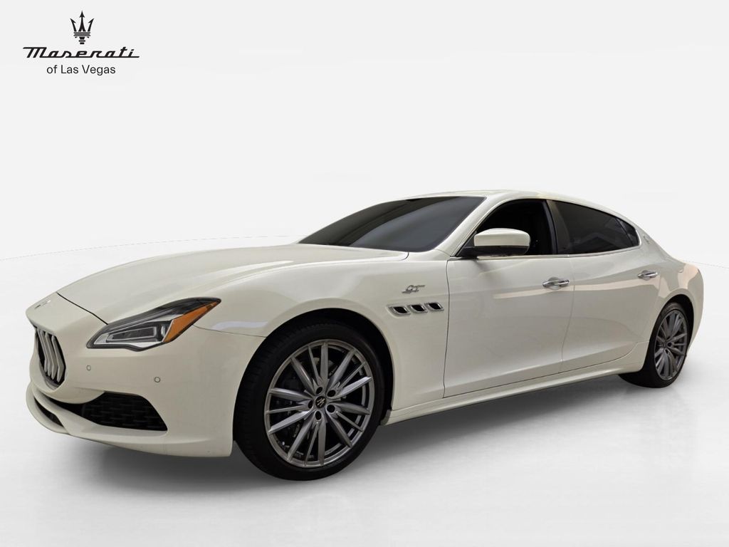 White 2023 Maserati Quattroporte Sedan Rear-Wheel Drive 8-Speed Automatic