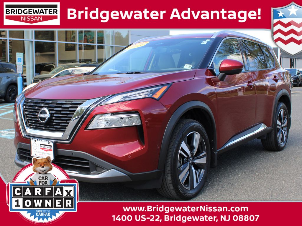 Red (Scarlet) 2023 Nissan Rogue SUV / Crossover All-Wheel Drive Continuously Variable Transmission
