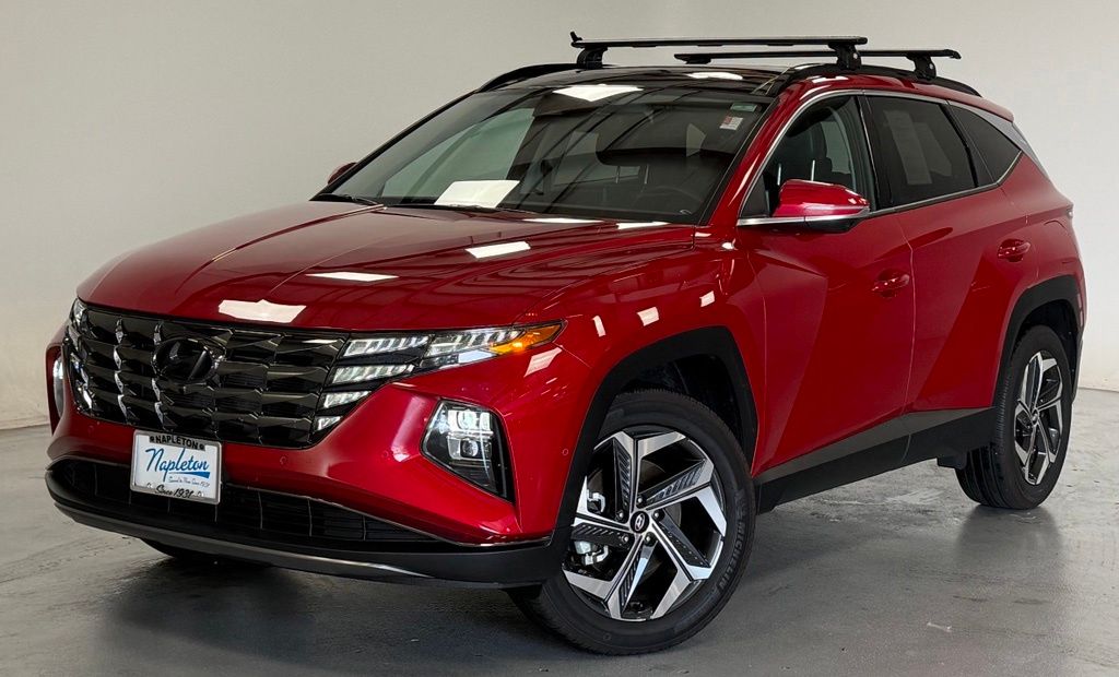 Calypso Red 2022 Hyundai Tucson SUV / Crossover All-Wheel Drive 8-Speed Automatic