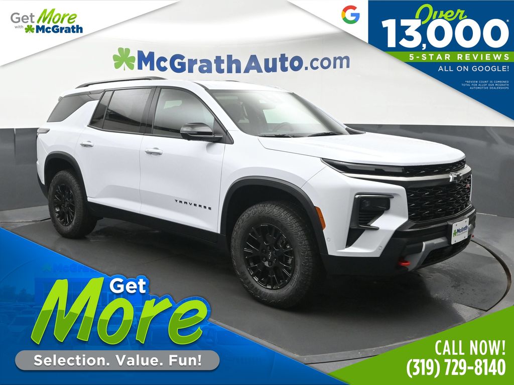 Polar White Tricoat 2026 Chevrolet Traverse SUV / Crossover Four-Wheel Drive 8-Speed Automatic