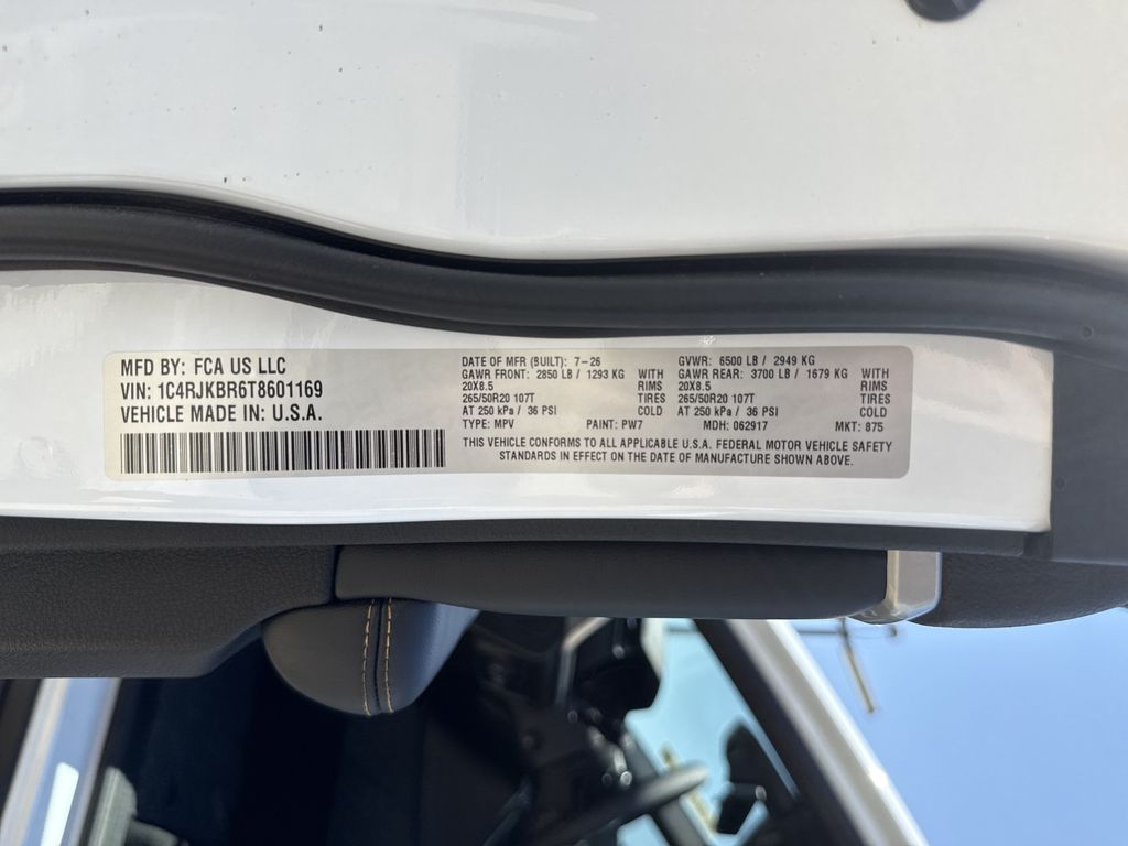 2026 Jeep Grand Cherokee L  White at DeMontrond Mazda
