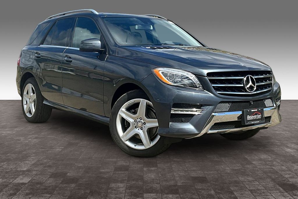 Steel Gray Metallic 2015 Mercedes-Benz M-Class ML 400 4MATIC SUV / Crossover All-Wheel Drive 7-Speed Automatic