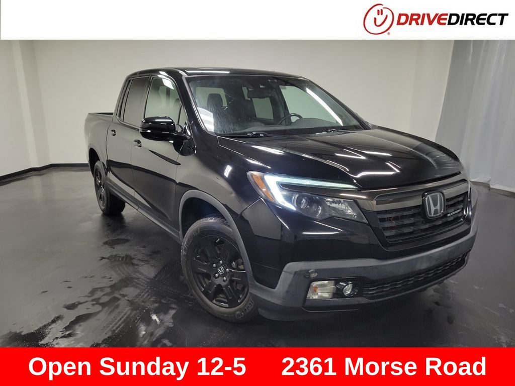 Crystal Black Pearl 2017 Honda Ridgeline Pickup Truck All-Wheel Drive 6-Speed Automatic