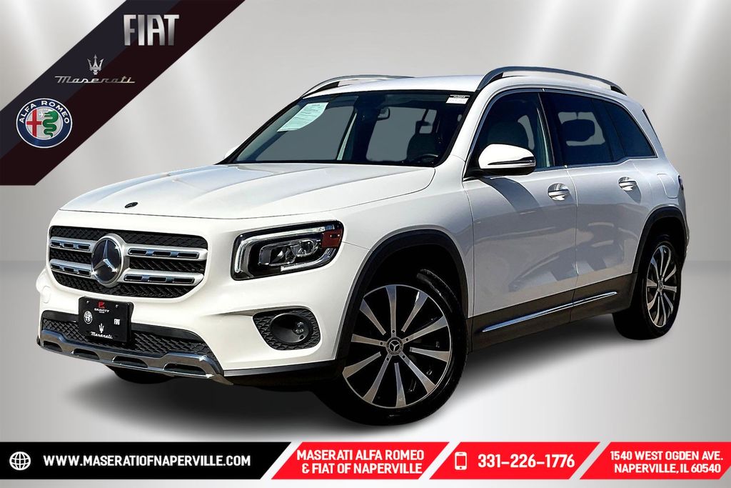 White 2021 Mercedes-Benz GLB 250 4MATIC SUV / Crossover All-Wheel Drive 8-Speed Automatic