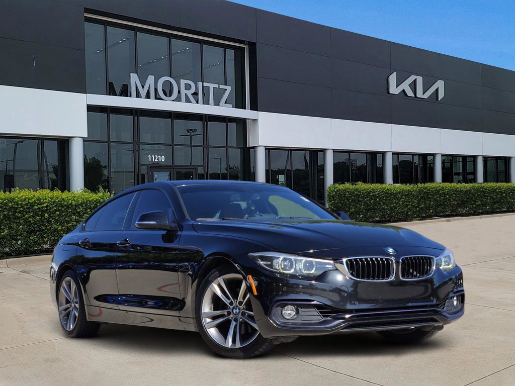 Black Sapphire Metallic 2018 BMW 4 Series 430i Gran Coupe RWD Sedan Rear-Wheel Drive 8-Speed Automatic