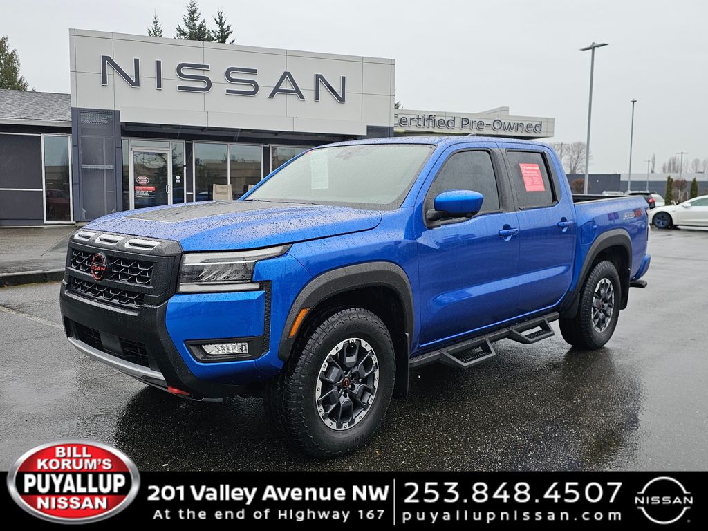 Bluestone Pearl 2025 Nissan Frontier Pickup Truck Four-Wheel Drive Automatic
