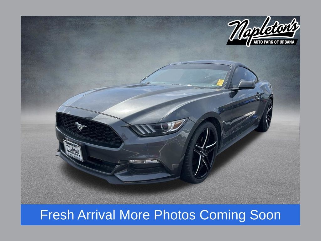 Gray (Magnetic Metallic) 2017 Ford Mustang V6 Coupe RWD Coupe Rear-Wheel Drive 6-Speed Automatic