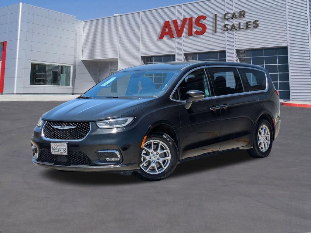 Diamond Black Crystal Pearlcoat 2025 Chrysler Pacifica Select FWD Minivan Front-Wheel Drive 9-Speed Automatic