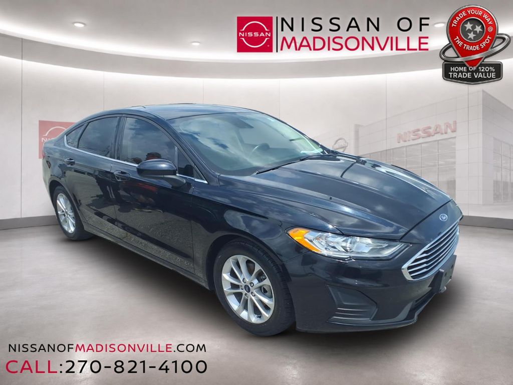 Black 2019 Ford Fusion Sedan Front-Wheel Drive 6-Speed Automatic