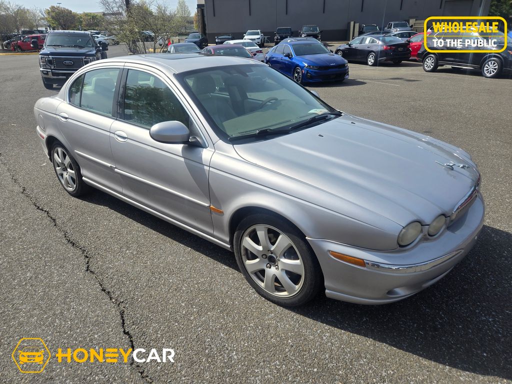 Silver (Platinum Metallic) 2005 Jaguar X-TYPE 3.0L Sedan AWD Sedan All-Wheel Drive 5-Speed Automatic