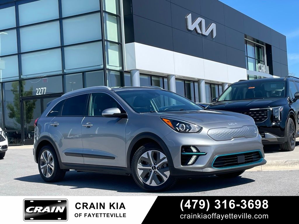 Steel Gray 2022 Kia Niro EV EX Premium FWD SUV / Crossover Front-Wheel Drive 1-Speed Automatic