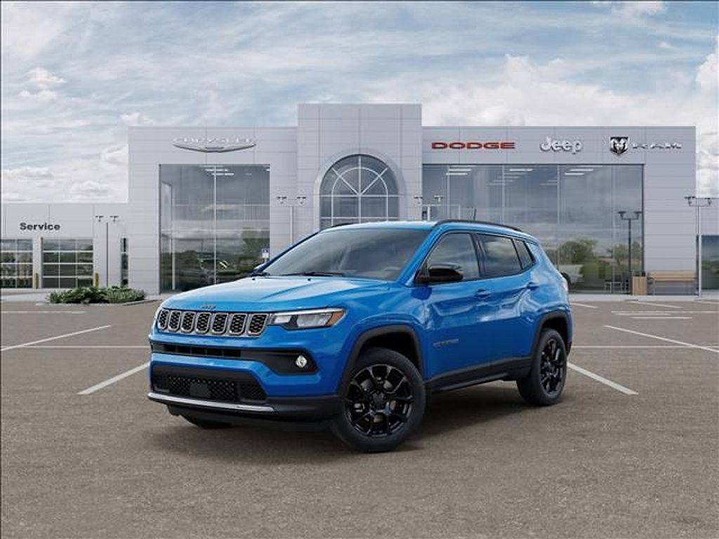 Hydro Blue Pearlcoat 2026 Jeep Compass Latitude 4WD SUV / Crossover Four-Wheel Drive 8-Speed Automatic
