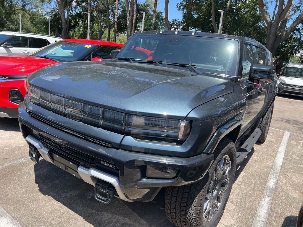 Gray (Graphite Blue Metallic) 2025 GMC Hummer EV SUV 3X AWD SUV / Crossover All-Wheel Drive 1-Speed Automatic
