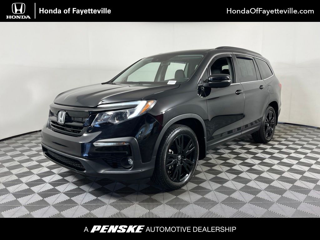 Crystal Black Pearl 2022 Honda Pilot SUV / Crossover Front-Wheel Drive 9-Speed Automatic