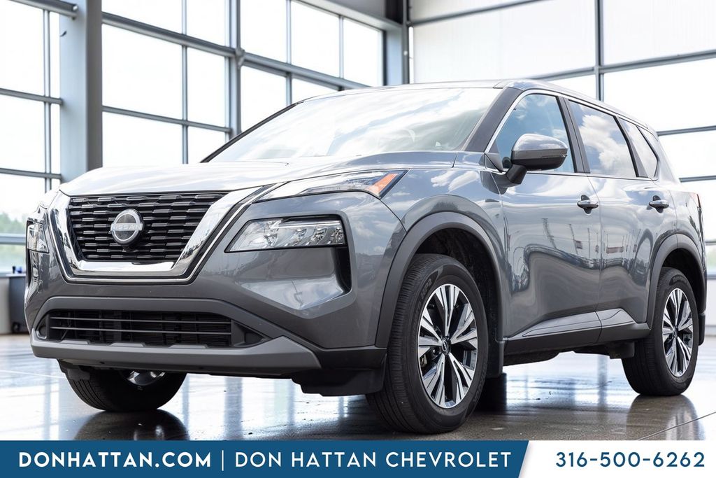 Gray (Gun Metallic) 2023 Nissan Rogue SUV / Crossover All-Wheel Drive Continuously Variable Transmission