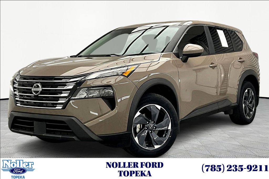 Baja Storm Metallic 2024 Nissan Rogue SV FWD SUV / Crossover Front-Wheel Drive Continuously Variable Transmission