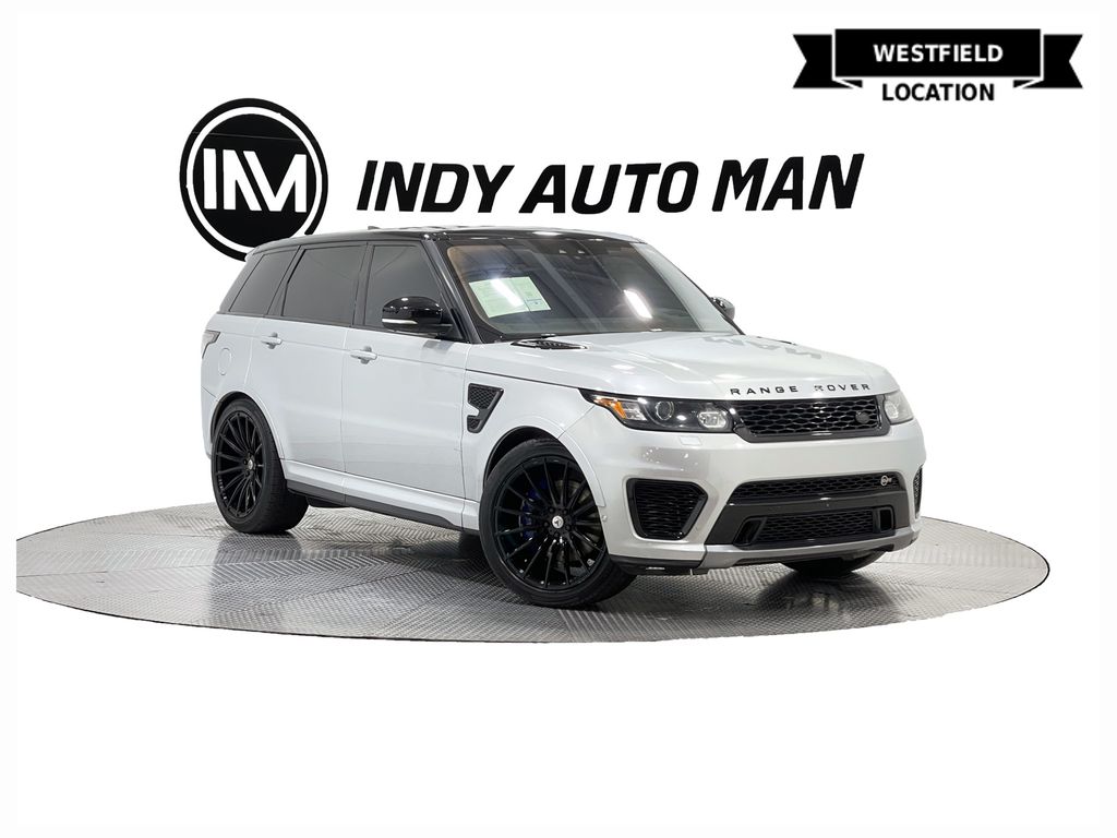 Indus Silver 2017 Land Rover Range Rover Sport V8 SVR 4WD SUV / Crossover All-Wheel Drive 8-Speed Automatic