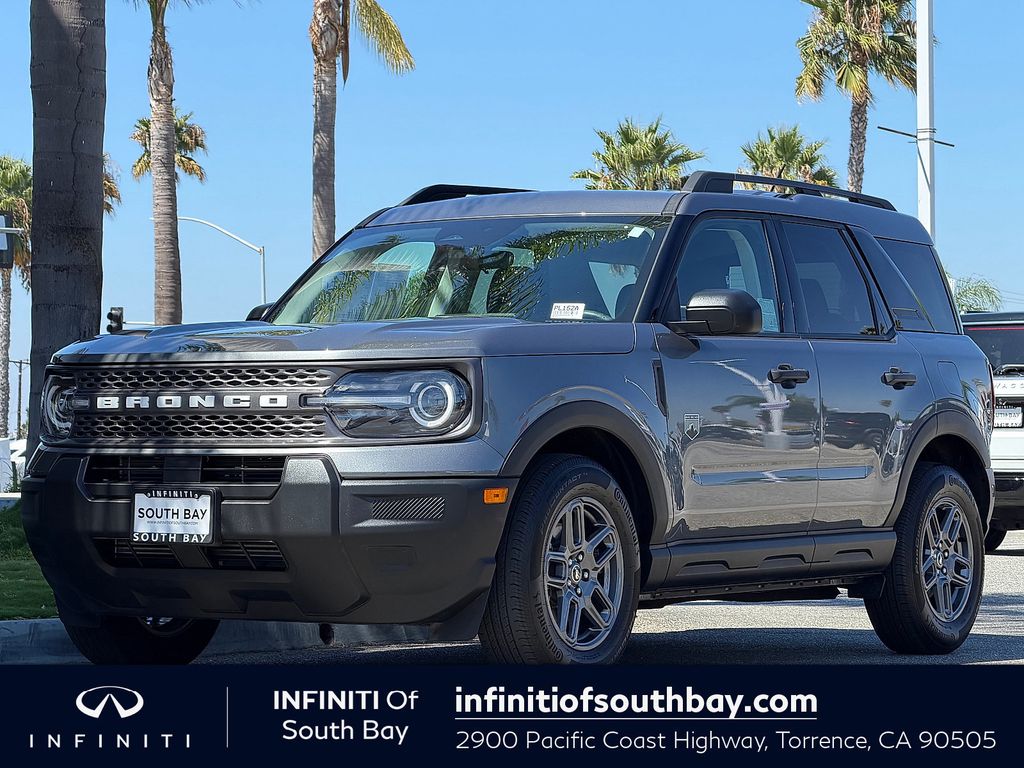 Gray Metallic 2025 Ford Bronco Sport SUV / Crossover All-Wheel Drive 8-Speed Automatic