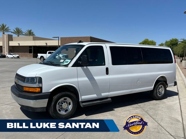 Summit White 2025 Chevrolet Express 3500 LT Extended RWD Van Rear-Wheel Drive 8-Speed Automatic Overdrive
