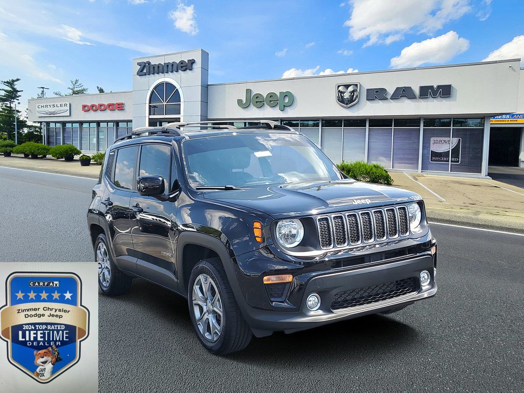 Black Clearcoat 2019 Jeep Renegade SUV / Crossover Four-Wheel Drive 9-Speed Automatic