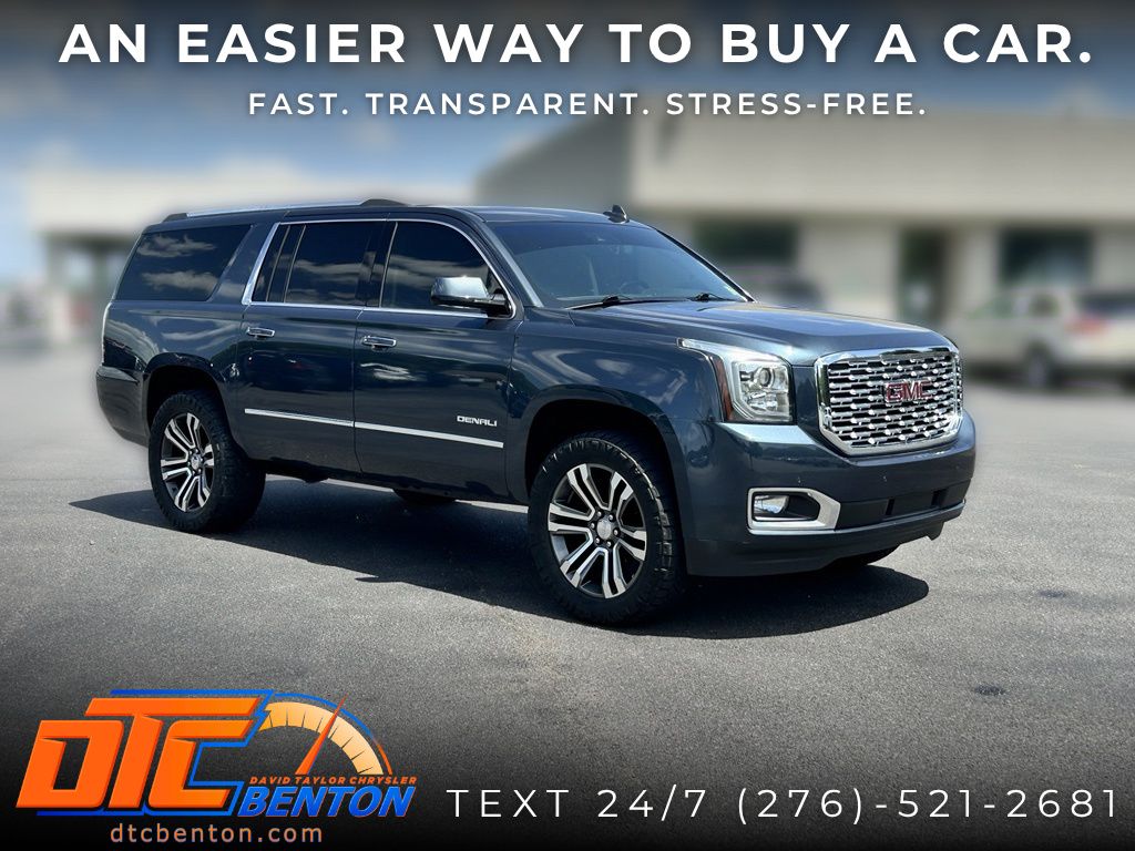 Gray (Dark Sky Metallic) 2019 GMC Yukon XL SUV / Crossover Four-Wheel Drive Automatic