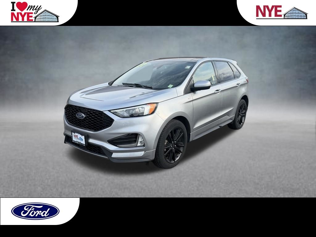 Silver Metallic 2022 Ford Edge SUV / Crossover All-Wheel Drive 8-Speed Automatic