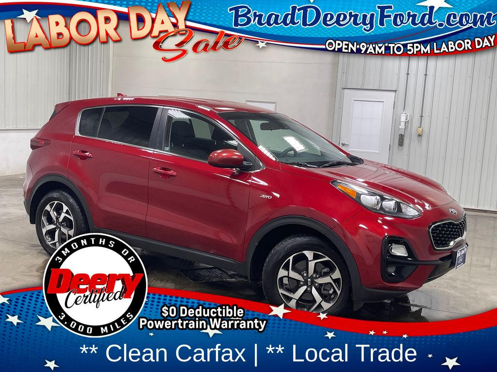 Hyper Red 2020 Kia Sportage SUV / Crossover All-Wheel Drive 6-Speed Automatic Overdrive