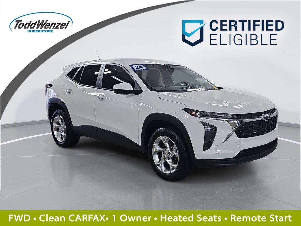 Summit White 2024 Chevrolet Trax SUV / Crossover Front-Wheel Drive 6-Speed Automatic