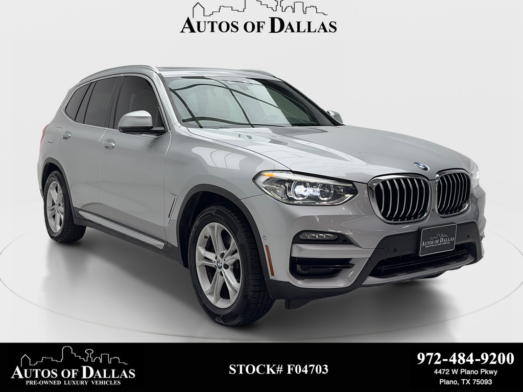 Glacier Silver Metallic 2021 BMW X3 SUV / Crossover Rear-Wheel Drive 8-Speed Automatic