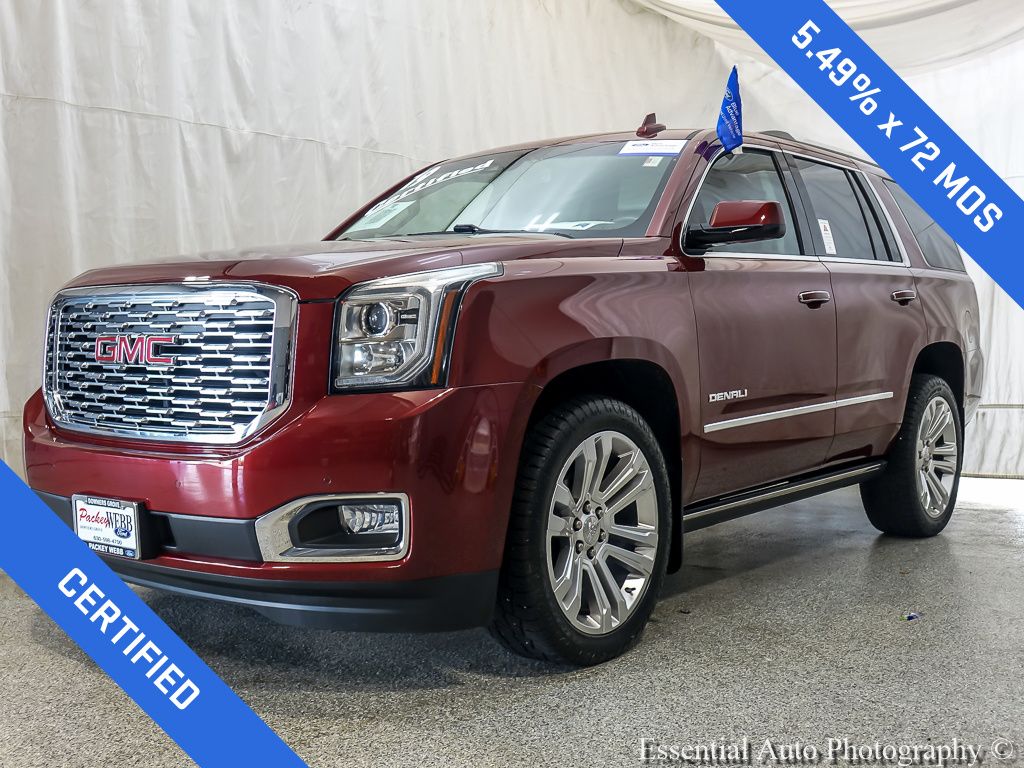 Crimson Red Tintcoat 2019 GMC Yukon SUV / Crossover Four-Wheel Drive 
