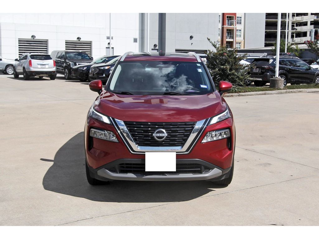 2022 Nissan Rogue SV Red at Texan Dodge Chrysler Jeep Ram
