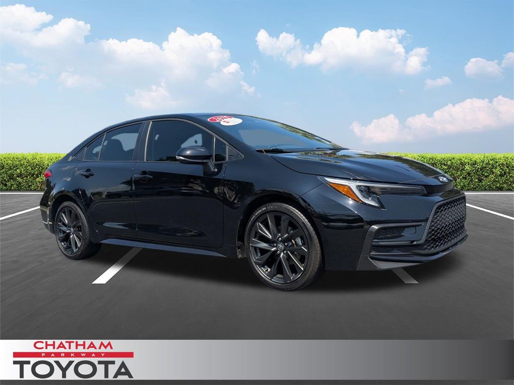Midnight Black Metallic 2025 Toyota Corolla Sedan Front-Wheel Drive Continuously Variable Transmission